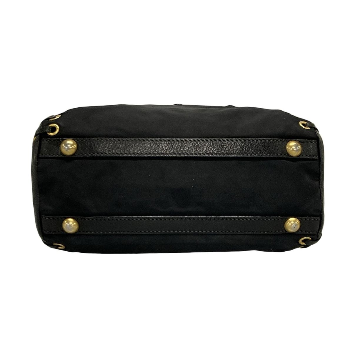 PRADA(プラダ) ハンドバッグ トライアングルロゴ BL0382 黒 革 PRADA(プラダ) ハンドバッグ トライアングルロゴ BL0382 黒 革