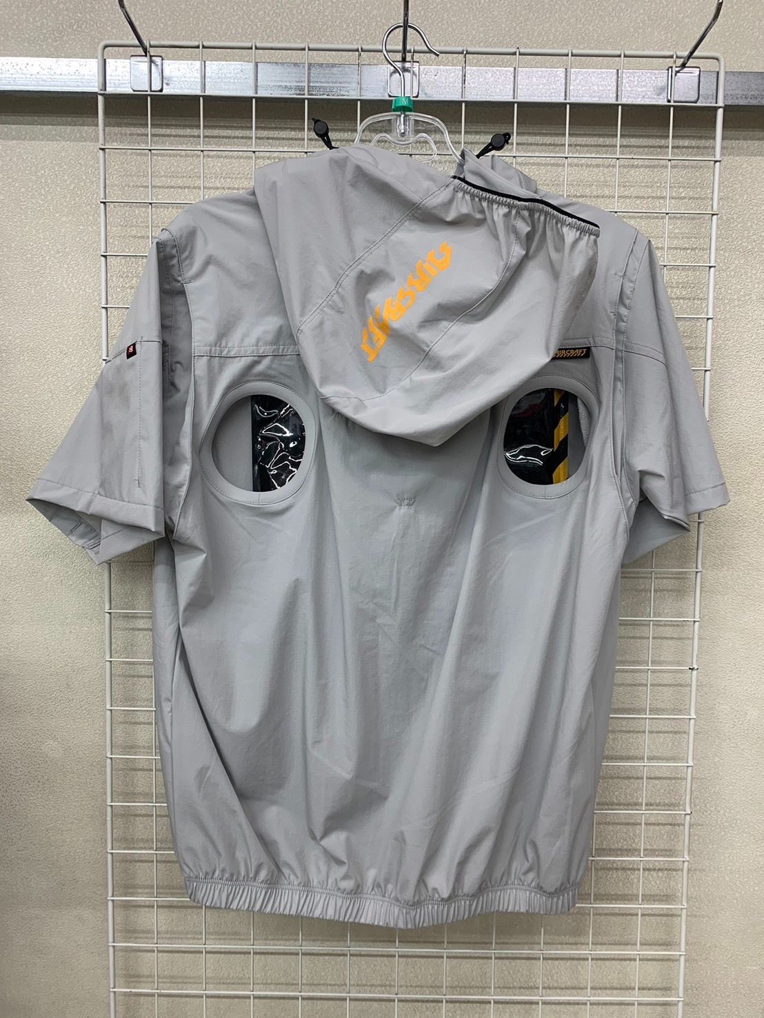 バートル【AC2036アッシュグレーXXL】AC半袖ブルゾン2025年