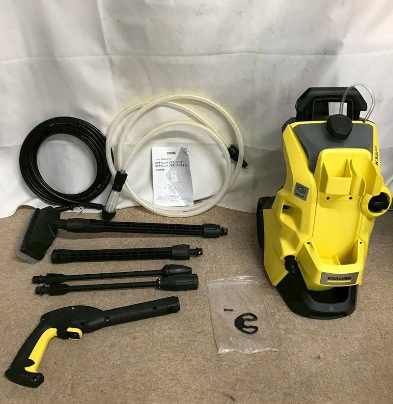 【北見市発】ケルヒャージャパン KARCHER K3 Silent Plus Veranda 高圧洗浄機 2022年製 黄色 家庭用 (D6466sxwYM) 北見市発】ケルヒャージャパン KARCHER K3 Silent Plus Veranda 高圧