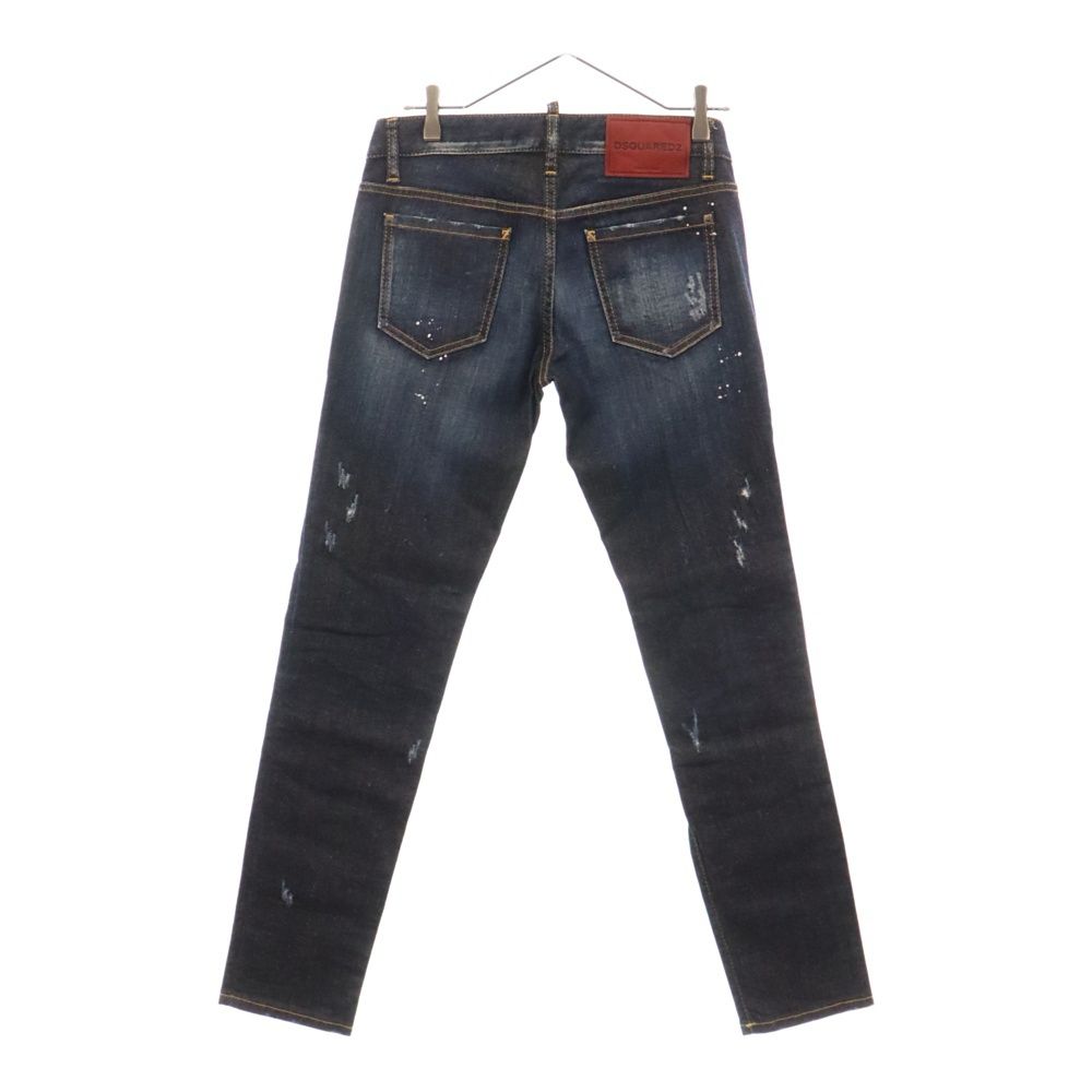 新品 17SS DSQUARED2 【 ディースクエアード 】 スターペイント ストレッチバイカーデニムパンツ TIDY BIKER JEAN タイディバイカー 46 ディースクエアード DSQUARED2 タイディバイカー ペイント 新品新品