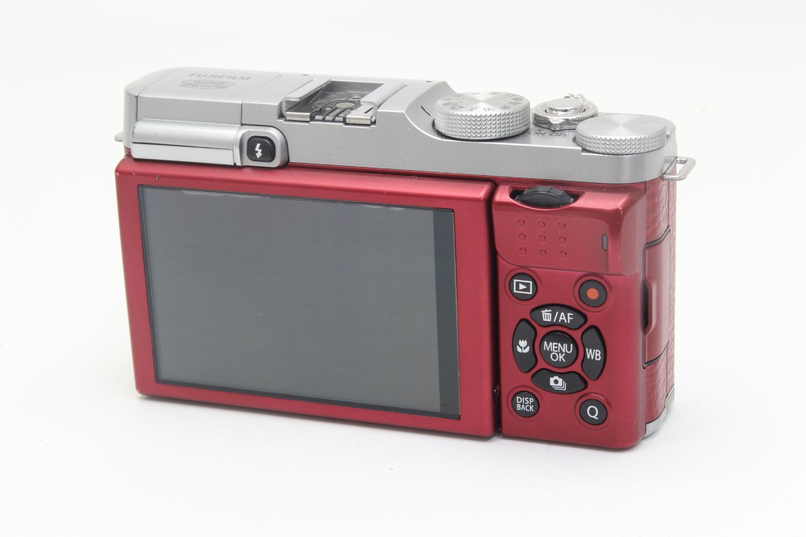 B+ (良品) FUJIFILM 富士フィルム X-A1 ボディ レッド 初期不良