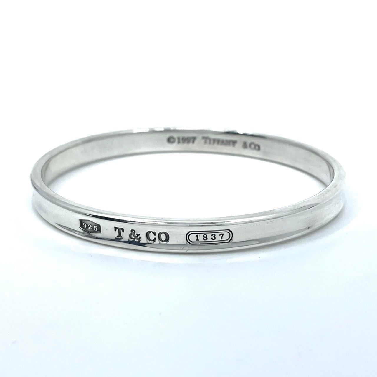 美品 TIFFANY & Co. ティファニー ナロー バングル シルバー