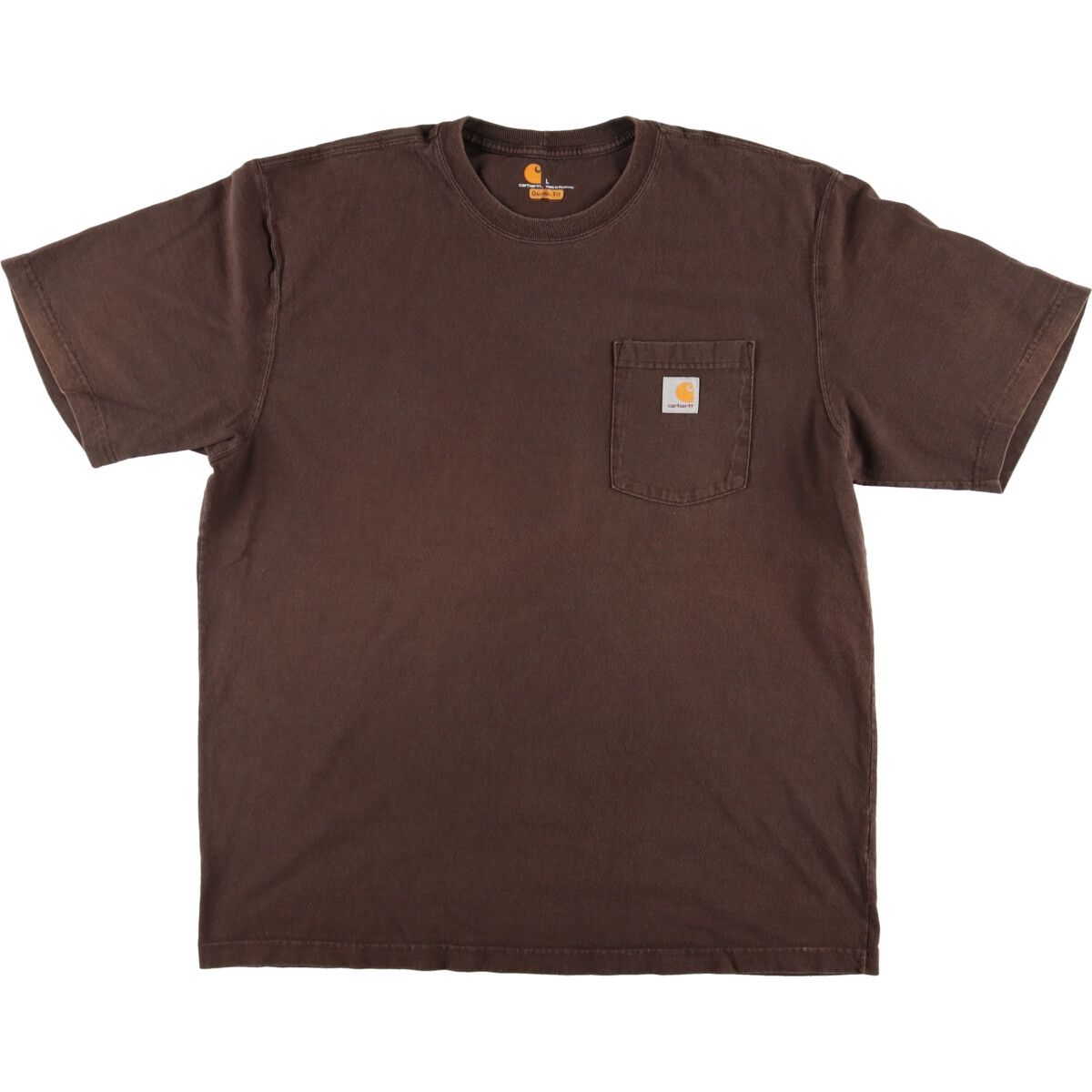 古着 カーハート Carhartt ORIGINAL FIT 半袖 ワンポイントロゴ