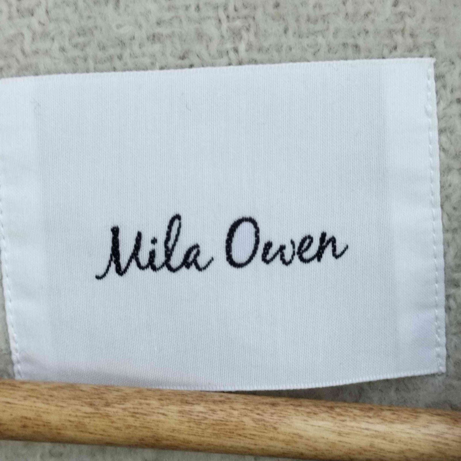 ミラオーウェン Mila Owen メンズライクシャギーロングコート