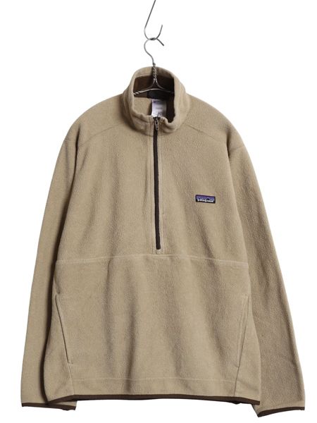 なクーポン配布中! パタゴニア マースピアル シンチラ フリース ジャケット メンズ M | 古着 11年製 プルオーバー ブルゾン ハイネック ハーフジップ ベージュ