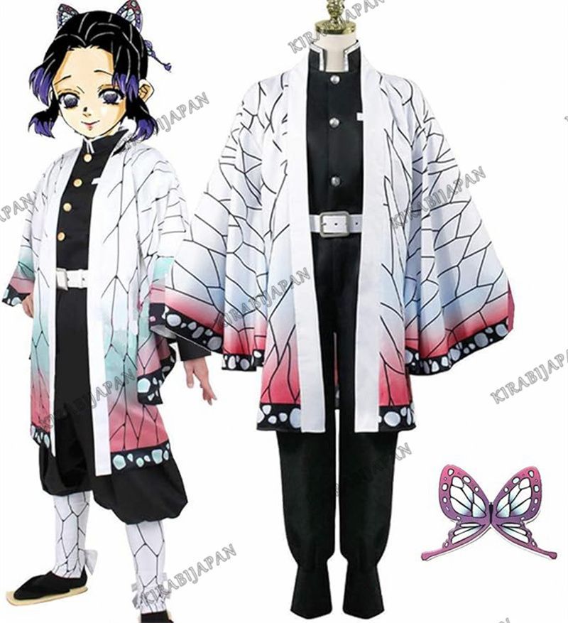 大人用 鬼滅の刃 胡蝶しのぶ 蟲柱 コスプレ 衣装 鬼殺隊 隊服