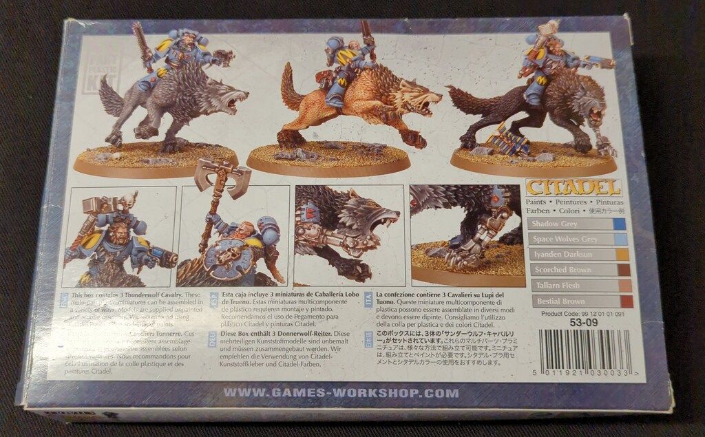 スペースウルフ】サンダーウルフ・キャバルリー Thunderwolf Cavalry