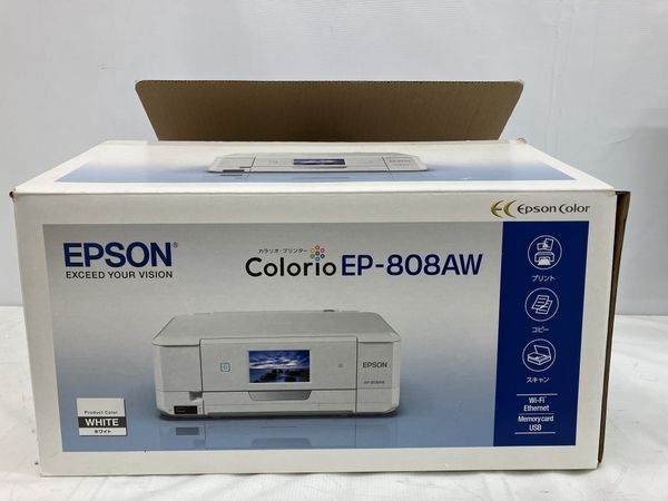 EPSON Colorio EP-808AW インクジェット プリンター エプソン カラリオ 複合機 中古 C7944241 ReReストア  メルカリ