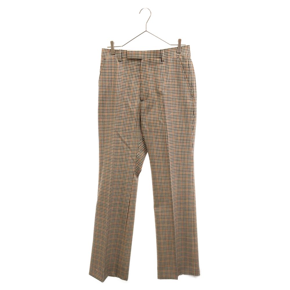 【新品未使用】GUCCI 21AW HA HA HA 千鳥格子ウールスラックス GUCCI (グッチ) 21AW HA HA HA 千鳥格子ウールスラックスパンツ