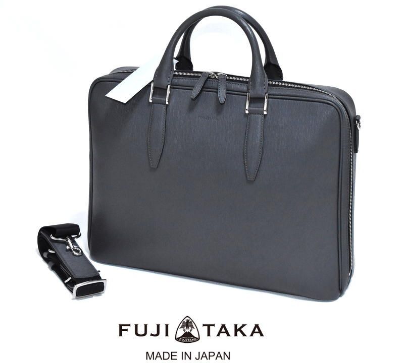 美品 FUJITAKA フジタカ ビジネスバッグ ブリーフケース ニュージェード A4 薄マチ ブリーフケース ニュージェード 622511