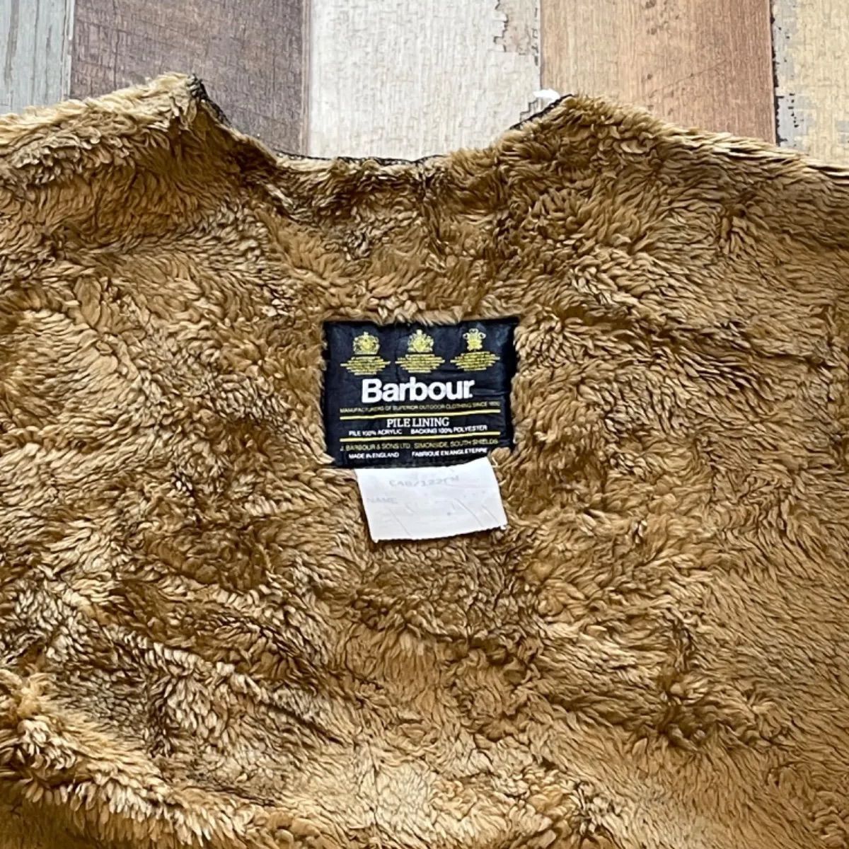 Barbour ファーライナー
