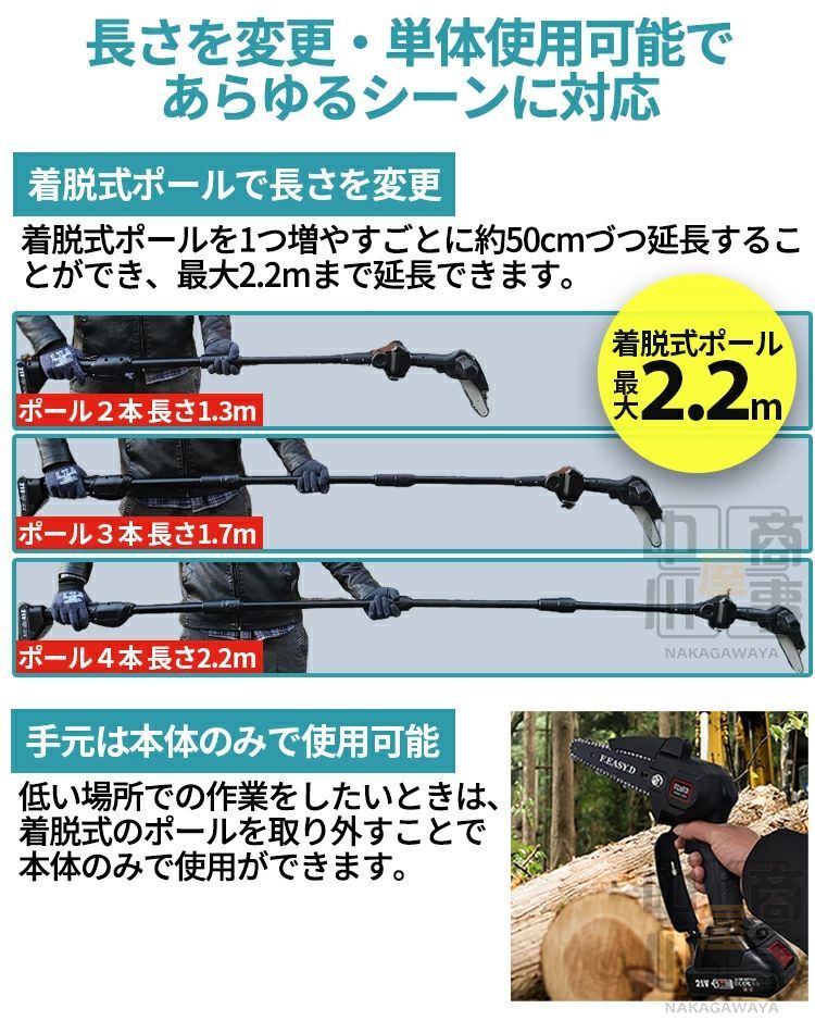 チェーンソー 充電式