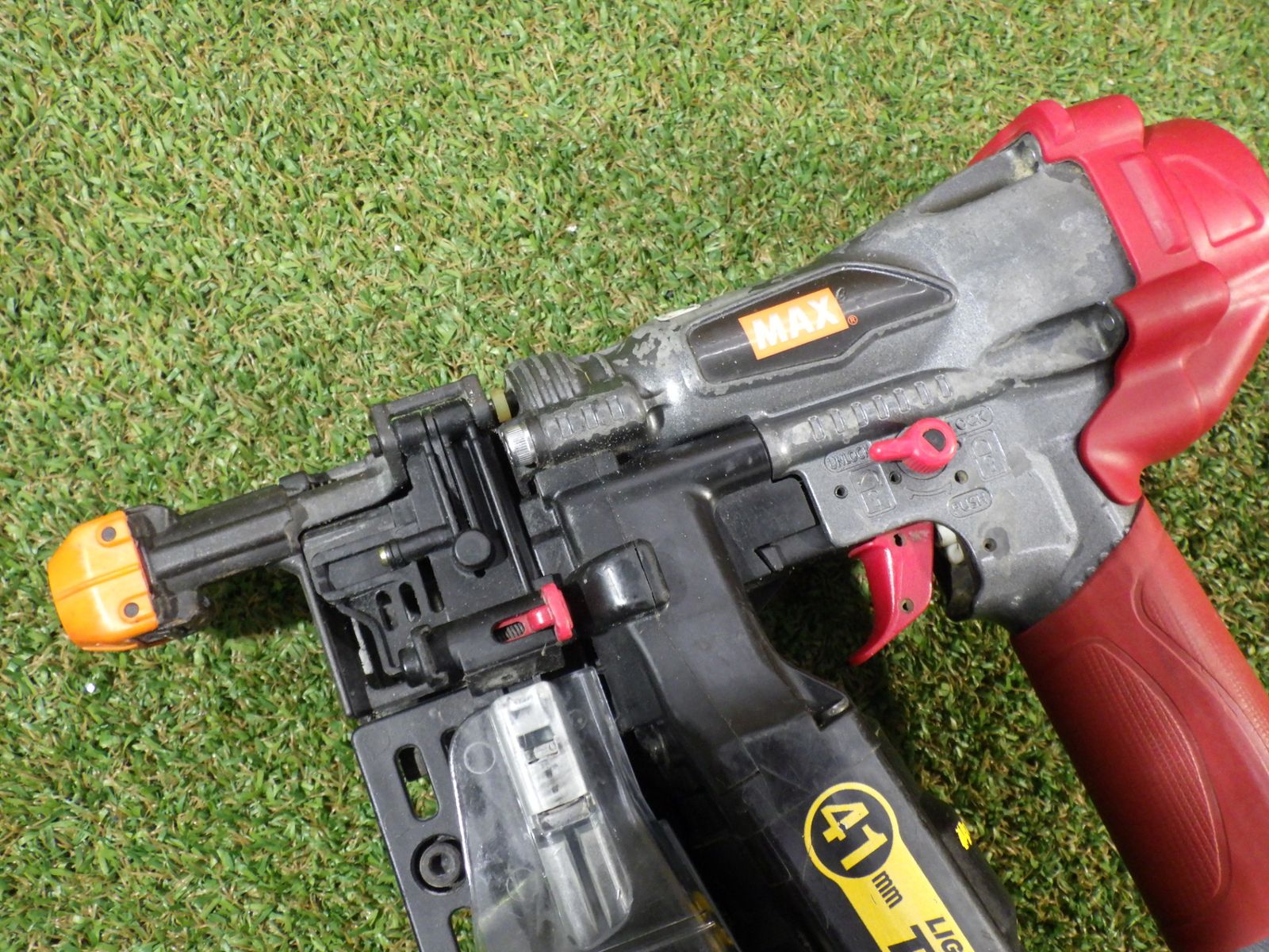 マックス MAX 高圧接続ターボドライバ HV-R41G3 木下地用 41mm エア工具 大工道具 動作 済 品 HRDEVELOPMENT_JP