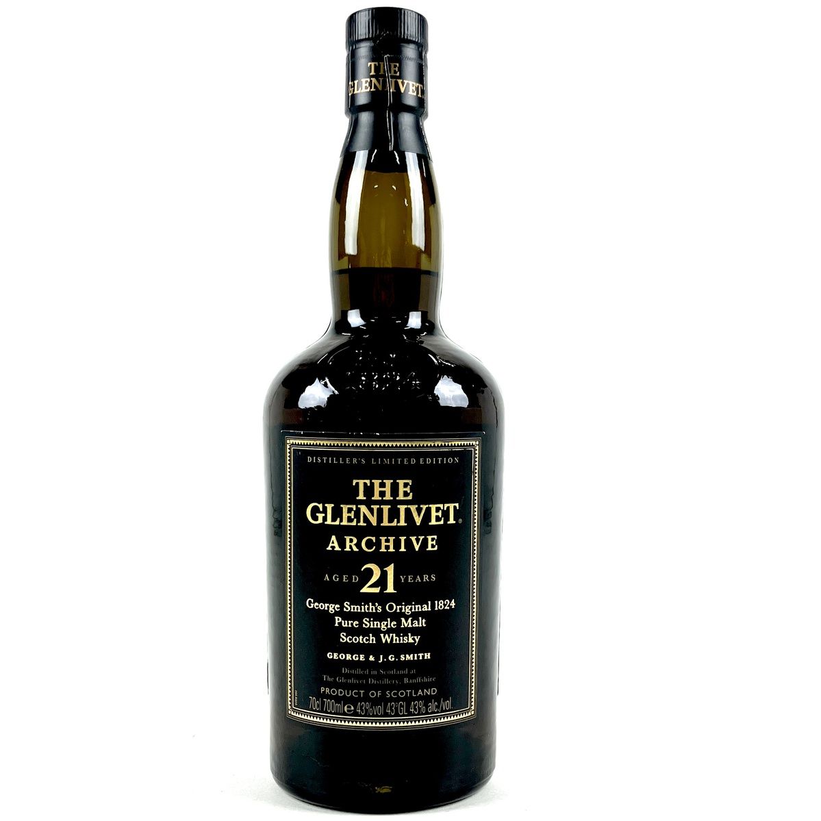 グレンリベット GLENLIVET 21年 アーカイブ 黒ラベル 700ml スコッチ