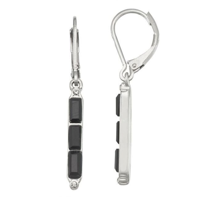 【送料無料】 ヴェラウォン レディース ピアス・イヤリング アクセサリー Simply Vera Vera Wang Silver Tone & Jet Simulated Crystal Linear Drop Earrings Clear NEW SIMPLY VERA VERA WANG SMALL GREEN FRONT BACK SNAKE PIERCED EARRINGS |  eBay