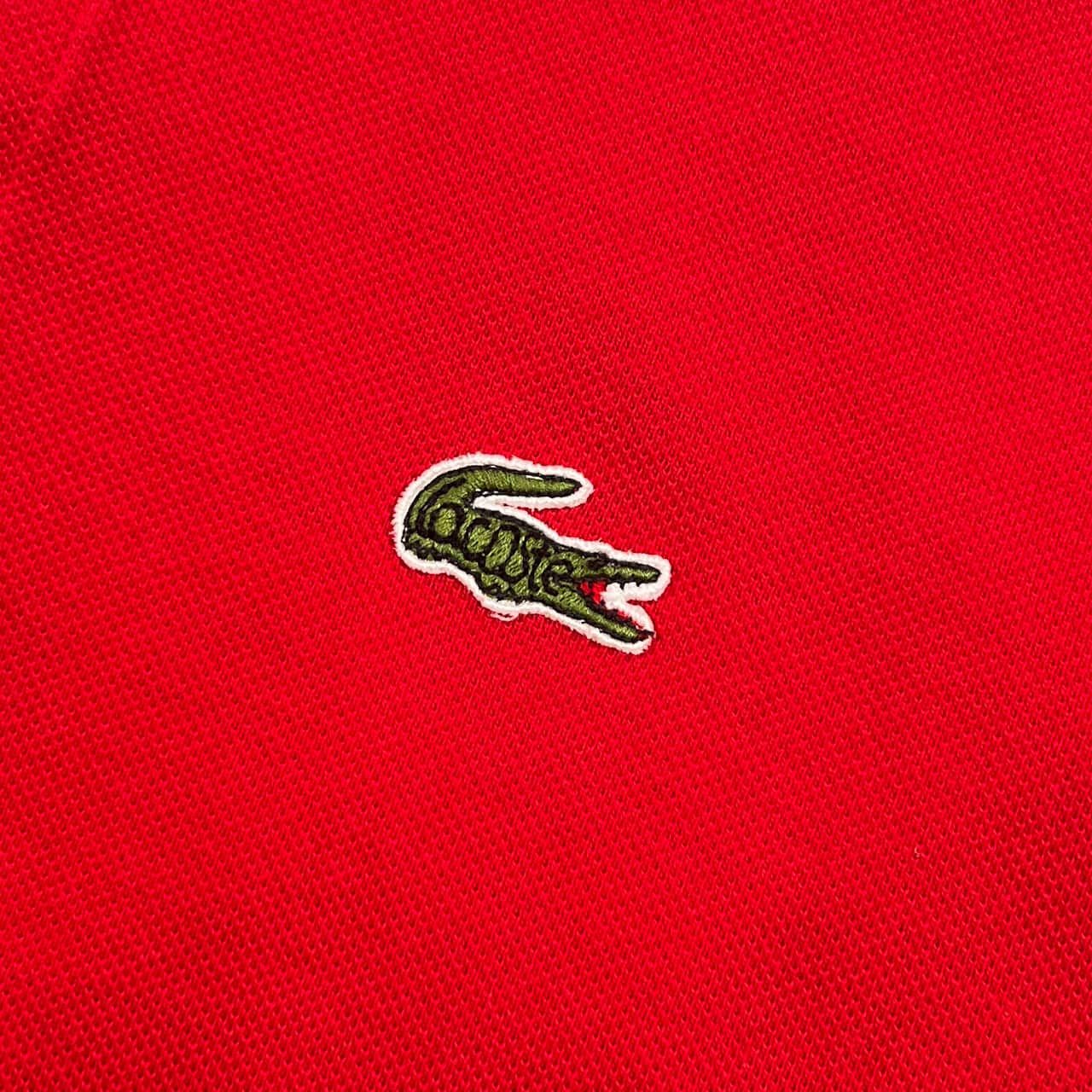 シュミーズラコステ ゴルフ 長袖 トレーナー 4 レッド 他 CHEMISE LACOSTE GOLF メンズ Lacoste for BEAMS GOLF 別注 ロゴ モックネック スウェット