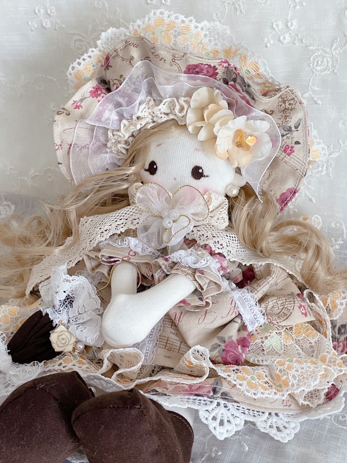 ハンドメイドドール カントリードール ロマンティック