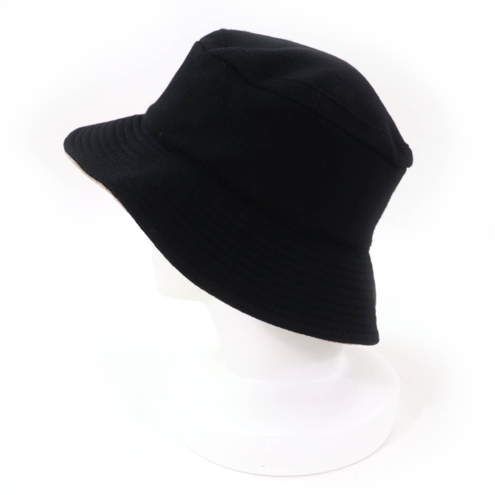 極美品☆HERMES エルメス カシミヤ100％ シルバー金具 カデナZIP