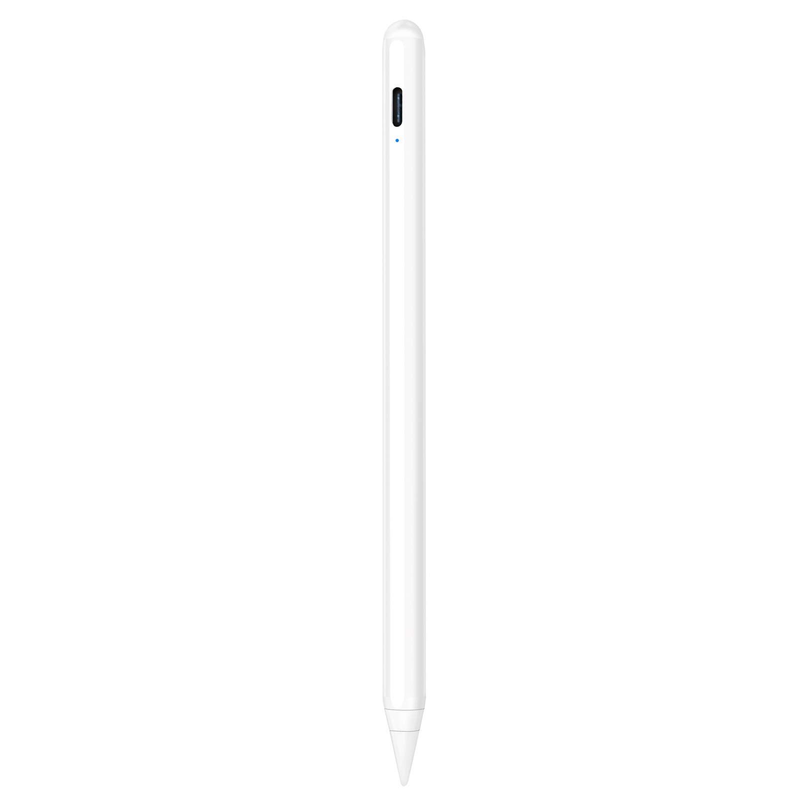 【迅速発送】タッチペン iPad用ペン JAMJAKE 急速充電 スタイラスペン 極細 高感度 iPad用pencil 傾き感知/磁気吸着/誤作動防止機能対応 軽量 耐摩 2018年以降iPad/iPad Pro/iPad air/iPad mini対応