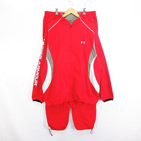 L アンダーアーマー セットアップ レッドアンダーアーマー