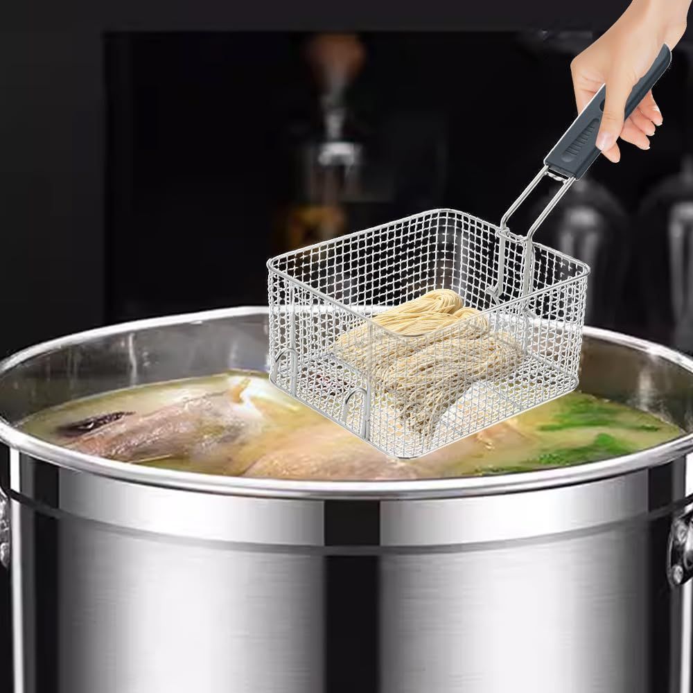 【耐候性】パスタポット ストックポット、3/4/5穴パスタクッカーインサートセット、仕切りと水切りストレーナー付き、ステンレススチールパスタポ