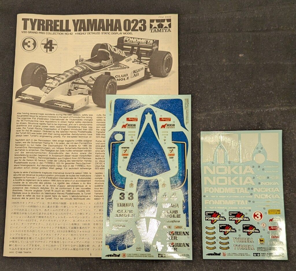 (未使用･未開封品)　タミヤ 1/20 ティレルヤマハ023 (１／２０ グランプリコレクション:20042) sdt40b8 Amazon | タミヤ 1/20 ティレルヤマハ023 (1／20 グランプリ