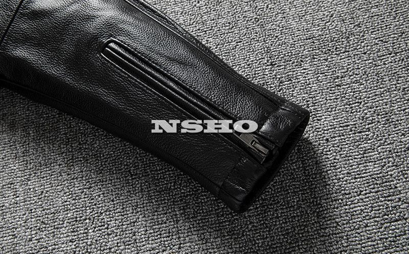 上質 メンズ レザー ジャケット カウハイド 牛革 フーデッドパーカー