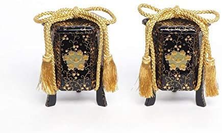 雛人形 道具 木製 本金唐草牡丹 行器 ひな道具 (25号)60～75cm - メルカリ