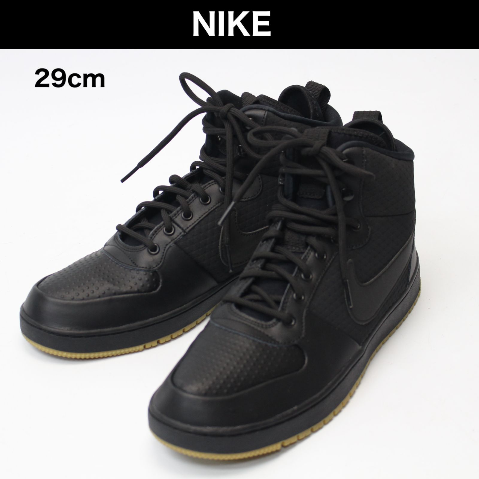 【A674】NIKE エバノン MID ウィンター 29cm メンズ ブラック