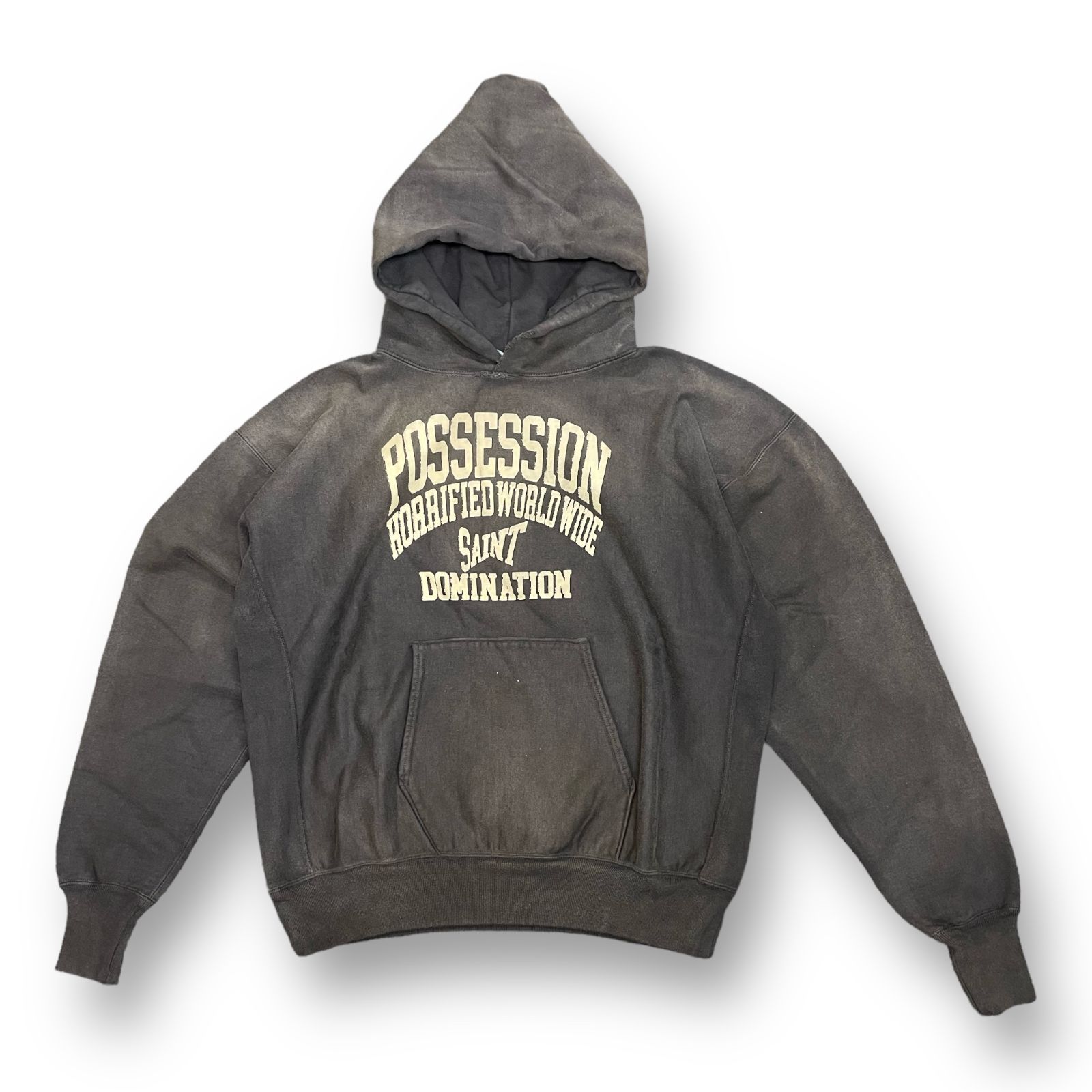 セントマイケル 22AW POSSESIONプリントパーカー セントマイケル 22AW POSSESIONプリントパーカー