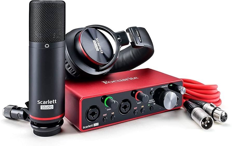 WJ33 Focusrite Focus Light オーディオインターフェース 2入力|2出力 Scarlett 2i2 スタジオパック サウンド 音楽制作