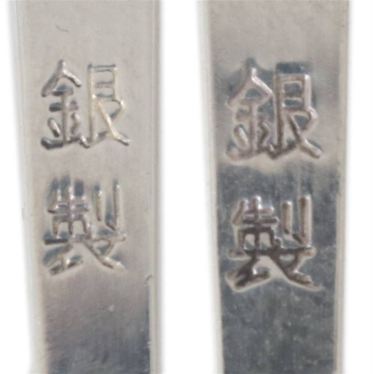 LIONS ライオンズクラブ 銀製スプーン 2本 銀製刻印(比重10.3) 全長