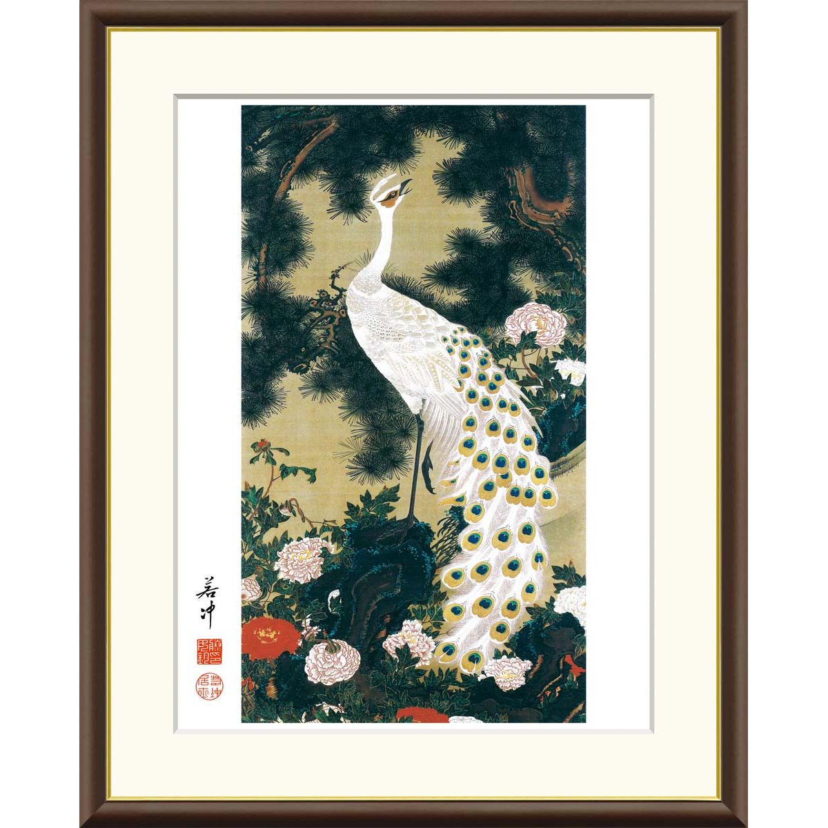 真作】横山大玄/花鳥図/横物/掛軸/名家伝来/AA-252 真作】 【真作