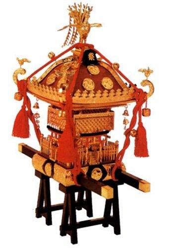 童友社 1|5 江戸神輿 茶塗朱房 プラモデル PS-2