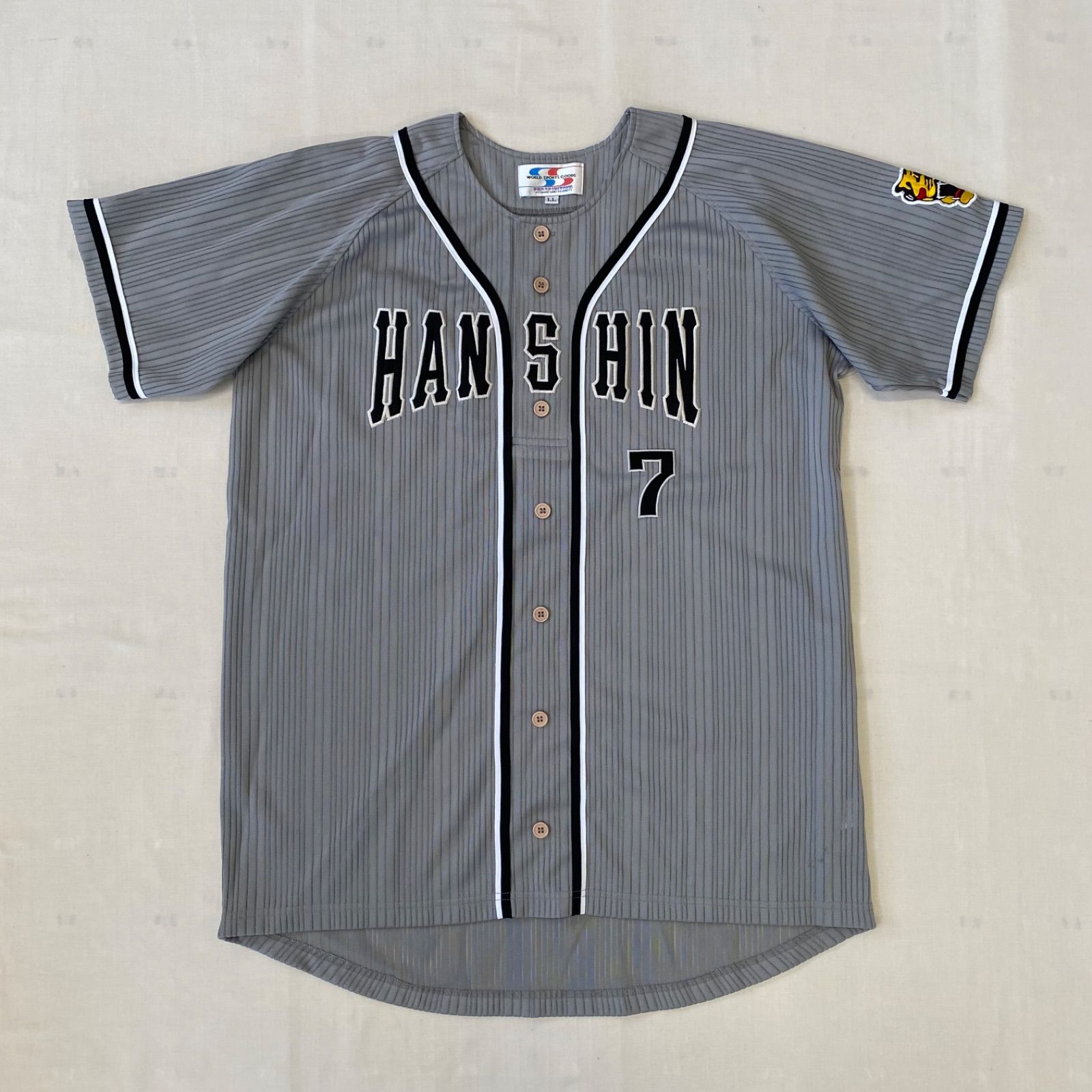 阪神タイガース ユニフォーム 今岡 7 Lサイズ Yahoo!オークション - 美品 阪神タイガース 今岡誠 7