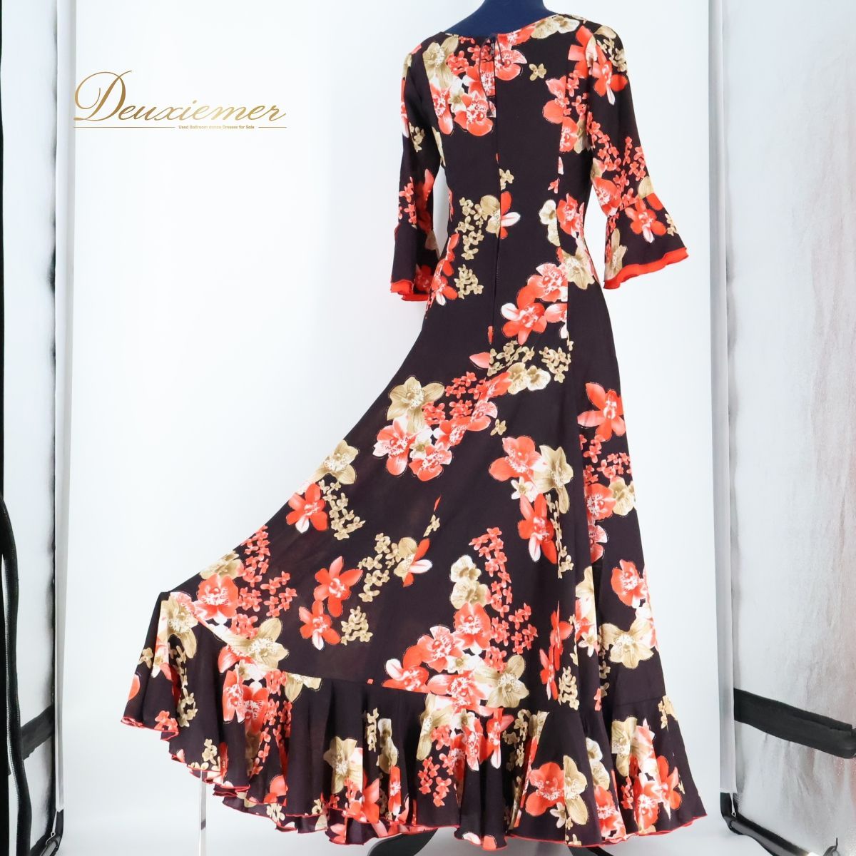 フラメンコ衣装】レッド×豪華ボランテ Naomi Collection 【公式通販】