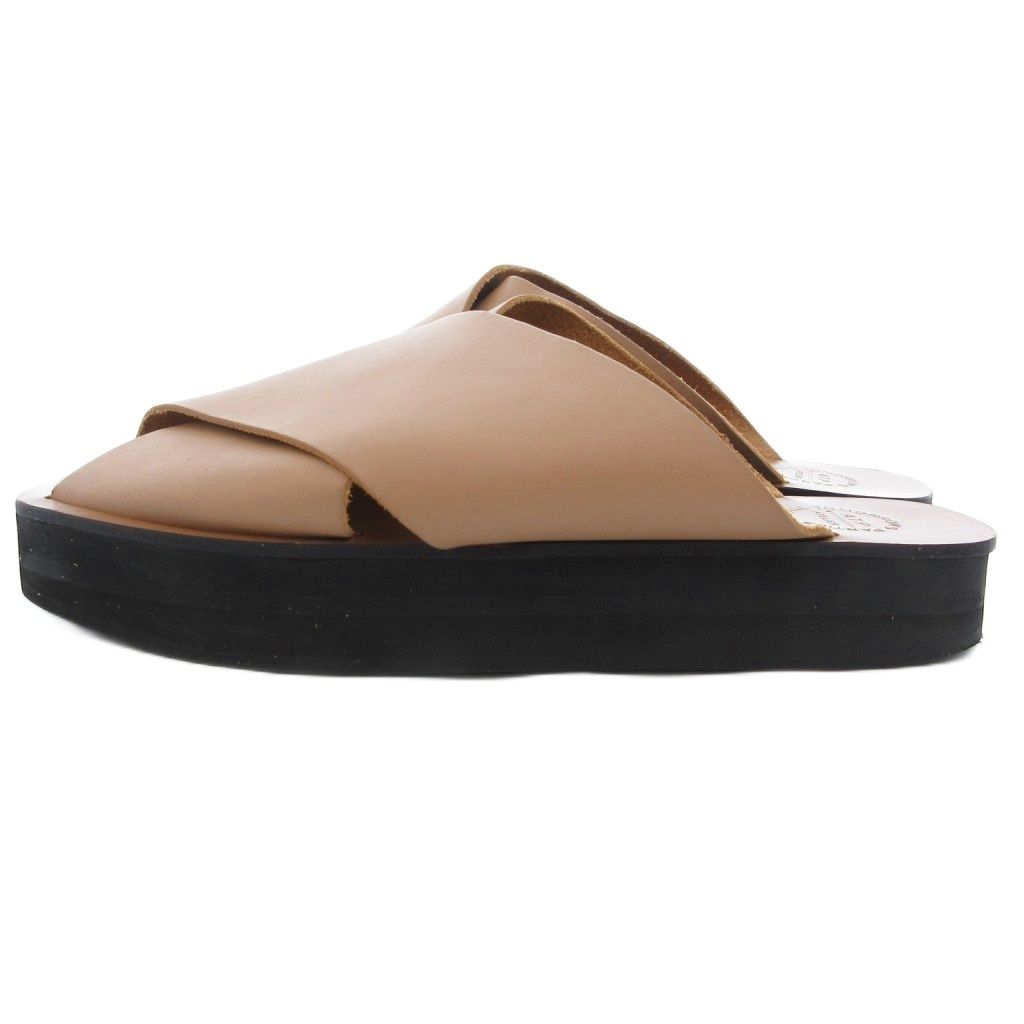 エーティーピーアトリエ ATP Atelier コンフォートサンダル レザー 革 38 茶 ブラウン JS GY11 WWW_OLIVIERBERNSTEIN_COM