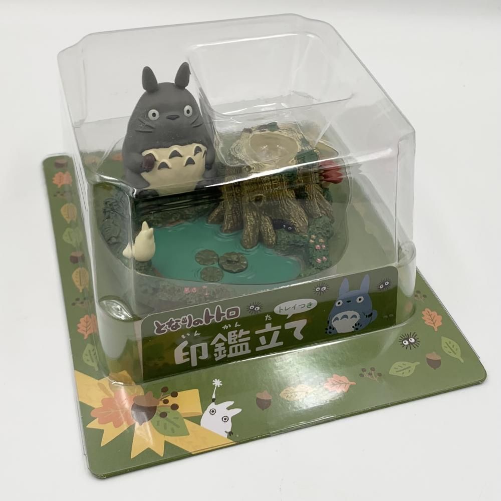 【中古】未開封 エンスカイ となりのトトロ トレイつき印鑑立て[17]