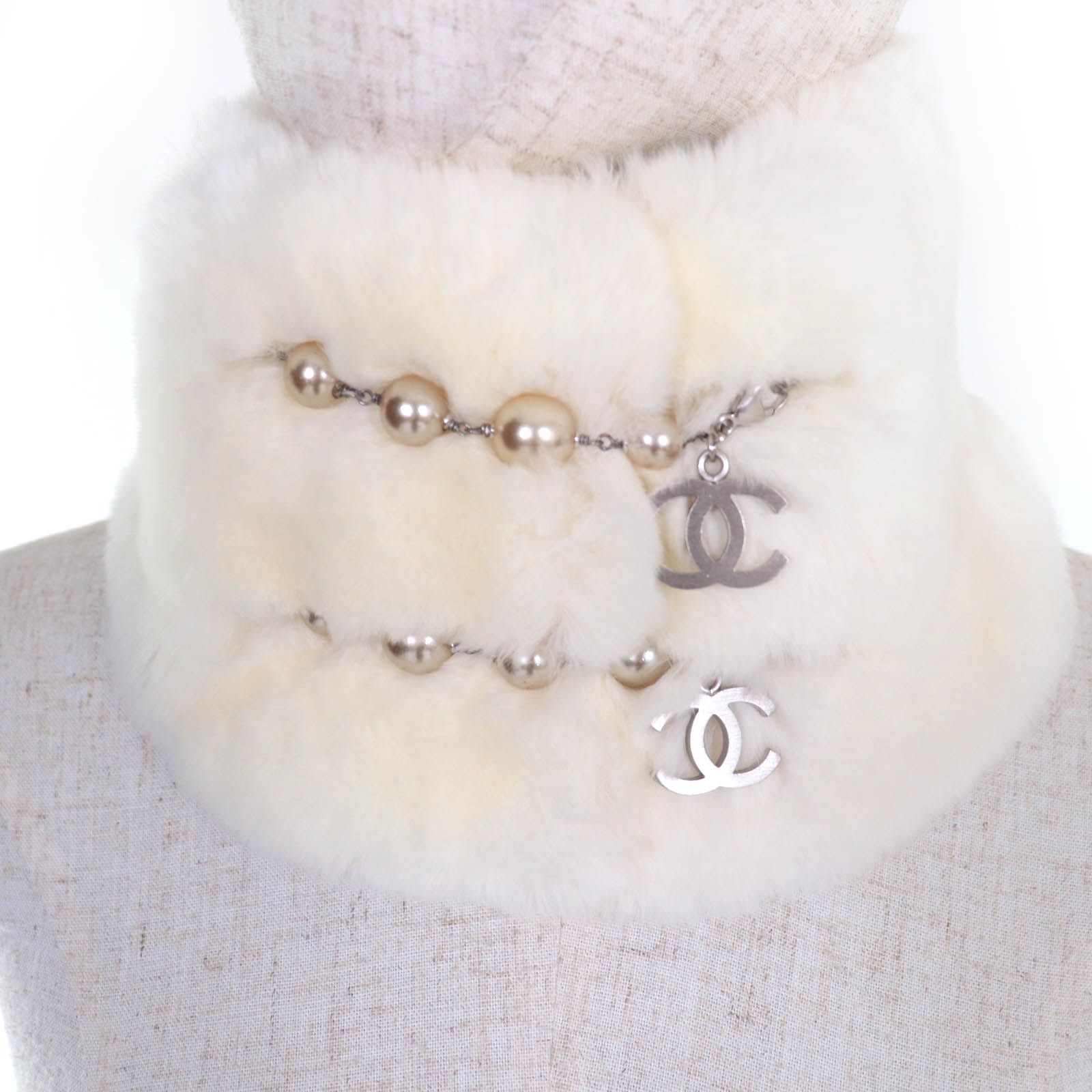 美品☆CHANEL シャネル ラパン ラビットファー ココマーク金具  