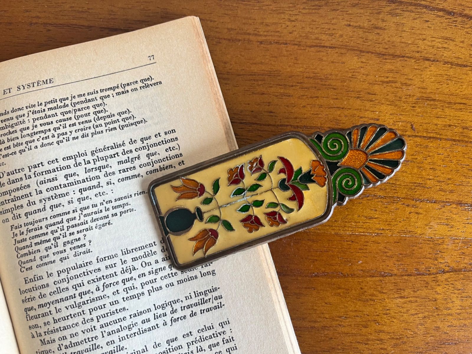 ギリシャの古いブッククリップ　Spain Antique ヴィンテージ　ブロカント　スペイン