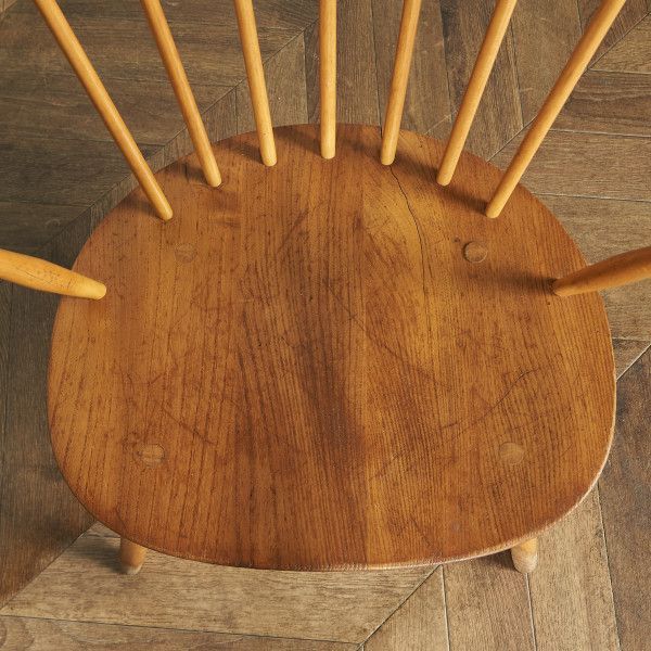 アーコール ERCOL スモーカーズ　カウホーン　　チェア　ローチェア ✶ ERCOL アーコール スモーカーズ(カウホーン)チェア S-339