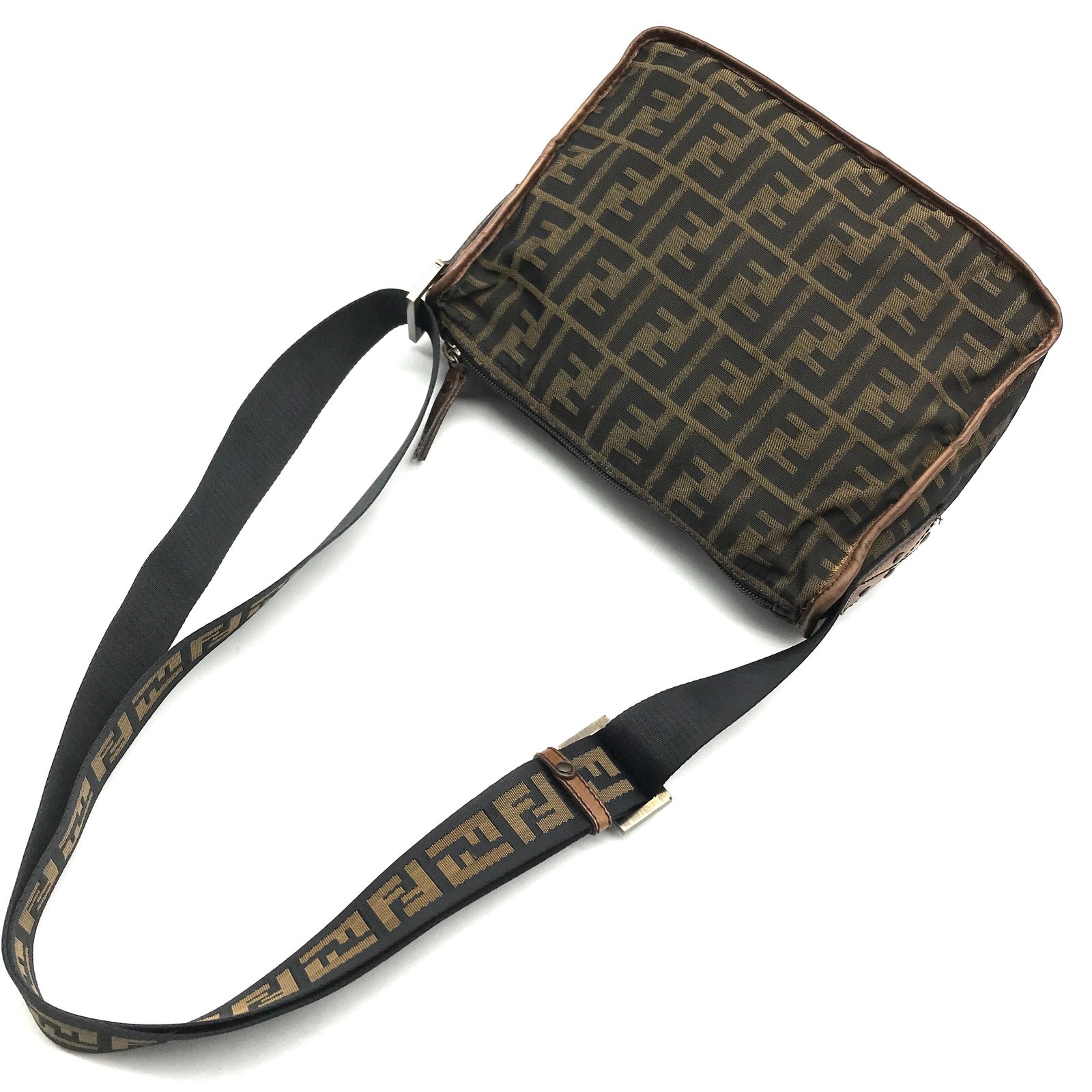 FENDI フェンディ ズッカ柄 ミニショルダーバッグ キャンバス 【公式通販】
