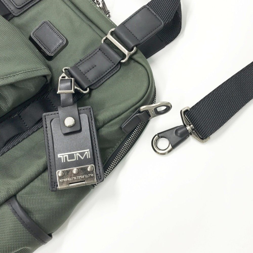 TUMI トゥミ 232397SP 2WAY バッグ ALPHA BRAVO グリーン系 メンズ