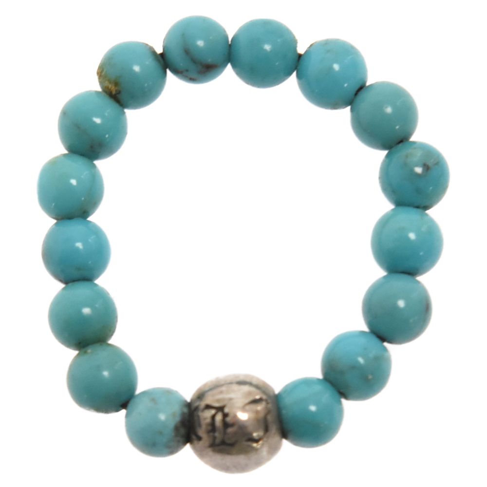 クロムハーツCHROME HEARTS■4mm BEADターコイズビーズリング CHROME HEARTS (クロムハーツ) 4mm BEAD 4mmビーズ 1シルバービーズ