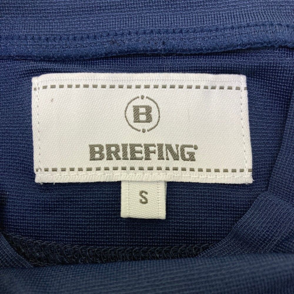 【美品】BRIEFING GOLF♪モックネックノースリーブ S ブリーフィングゴルフ☆Sサイズ ノースリーブ モックネック☆
