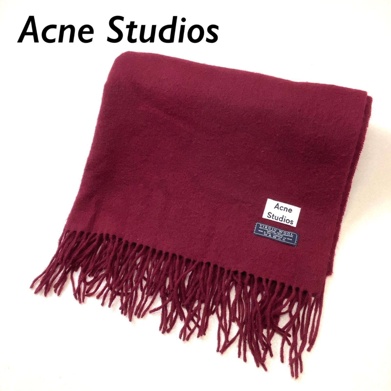 イタリア製 Acne Studios ラムウール 大判ストール M47 - メルカリ