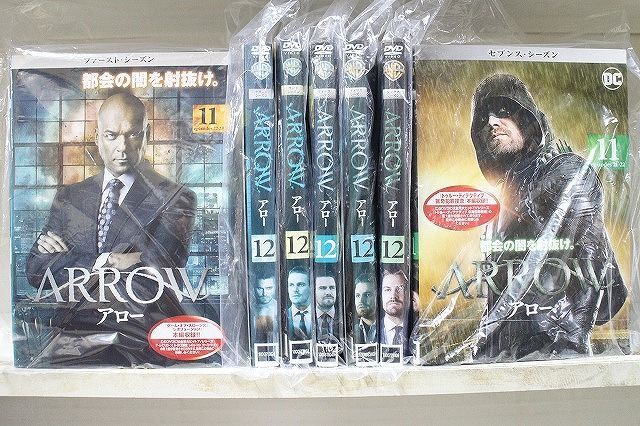 [316611]ARROW アロー(87枚セット)シーズン1、2、3、4、5、6、7、ファイナル【全巻セット 洋画  DVD】ケース無:: レンタル落ち