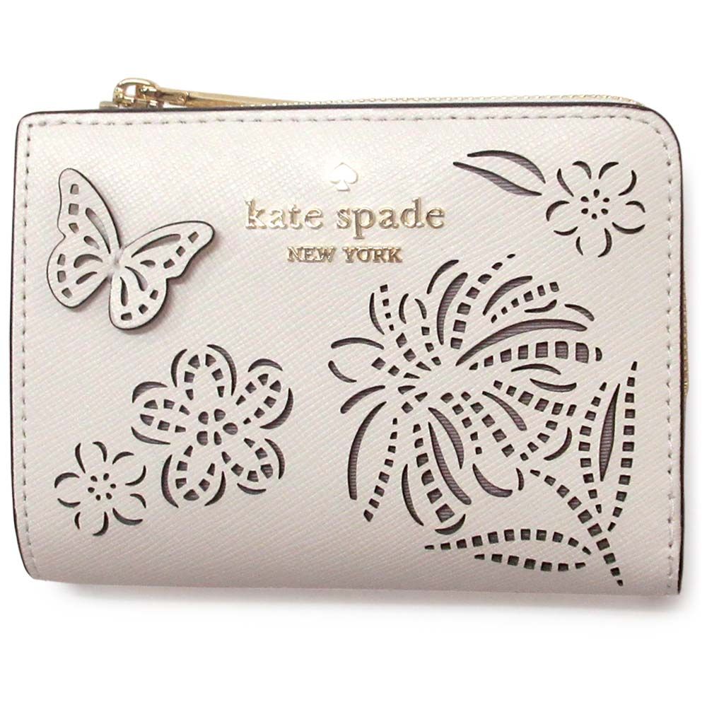 Kate spade ケイトスペード アウトレット 財布 マディソン フェスティバル フローラル パーフ スモール Lジップ ウォレット 二つ折り財布 KK956 100
