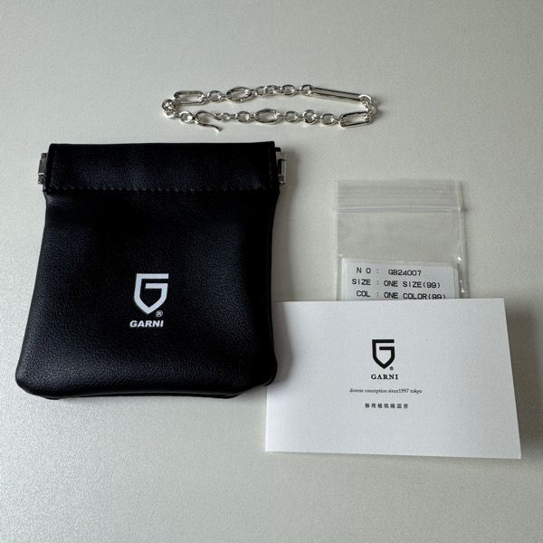 【24AW】GARNI Union Chain Bracelet 未使用】GARNI/ガルニ【24AW】Union Chain Bracelet/ユニオン
