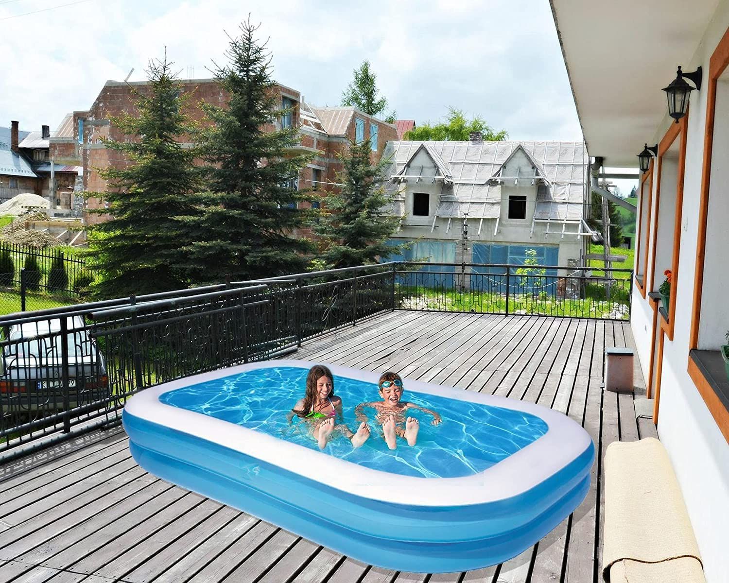 ❤️ボールプール 底クッション大型プール家庭用プール子供 暑さ対策